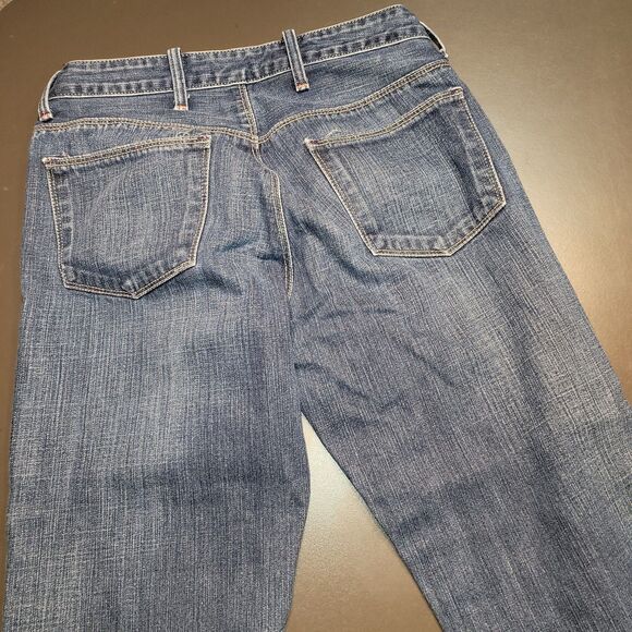 Polo Ralph Lauren Halle Jean Womens Size 2 Dark Wash Denim Cropped Jeans Y2K VGC - Picture 6 of 9